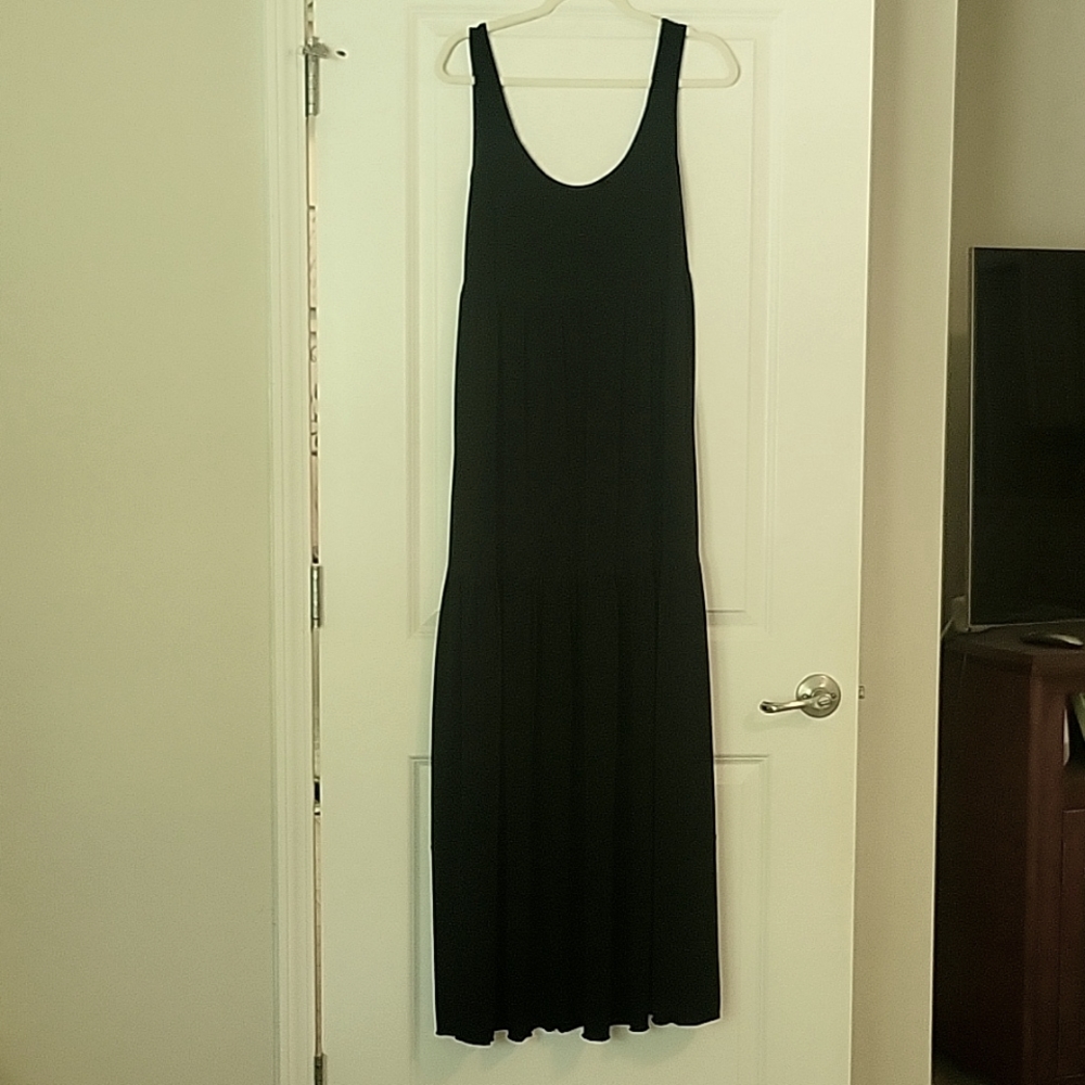 Black maxi dress